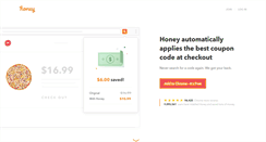 Desktop Screenshot of joinhoney.com