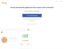 Tablet Screenshot of joinhoney.com